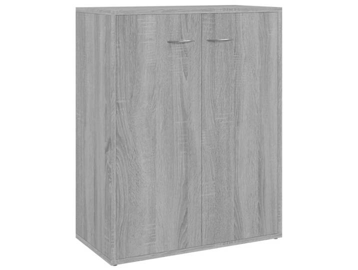 vidaXL Sideboard, Kommode Grau Sonoma 60x30x75 cm Holzwerkstoff