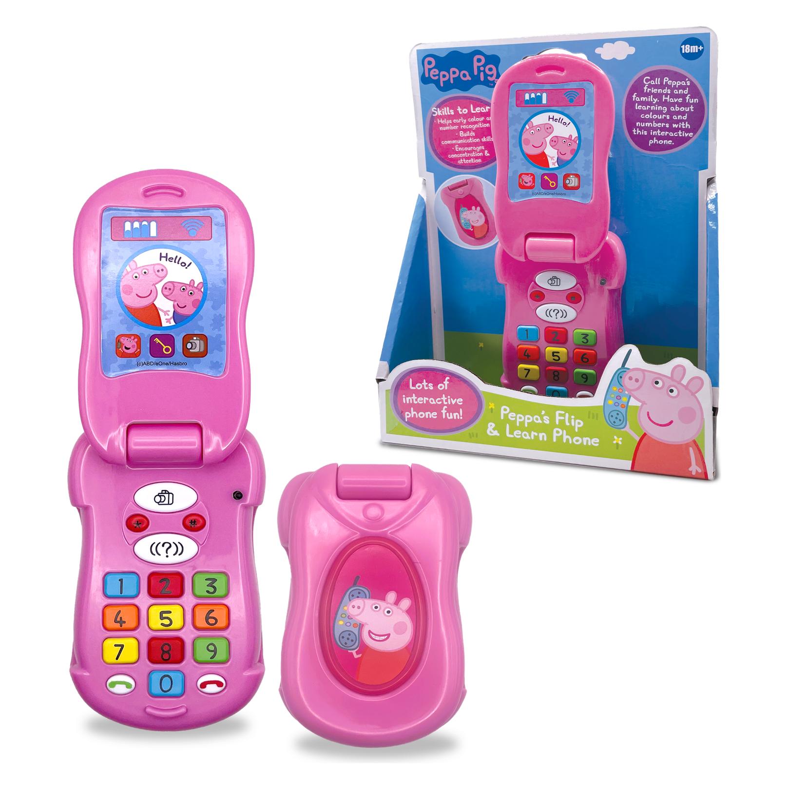 Peppa Pig - Flip Phone (DK/SE/NO/FI) (PP064L) (Dänisch, Finnisch, Norwegisch, Schwedisch) (PP064L)