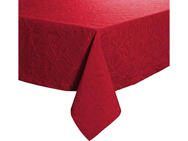 Pichler Tischdecke Cordoba bügelfrei rot Größe 150x250 cm