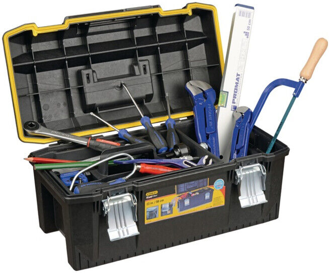 Assortiment d'outils 50 pcs. p. chauffage / sanitaire dans un coffret en plastiq ; Industrial Quality Supplies (S4000820304)
