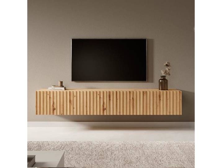 Meuble Tv - Chêne artisanal - Telire - 175 x 31 6 x 30