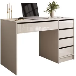 SCHREIBTISCH MADA GLOSS mit Schubladen