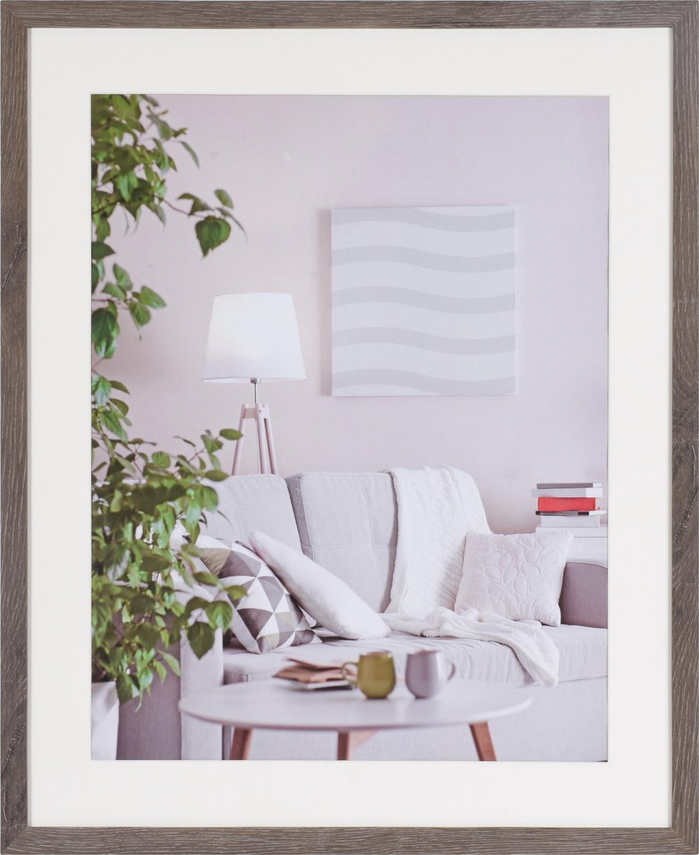 Henzo Moderne Fotolijst Donkergrijs - 50 x 60 cm