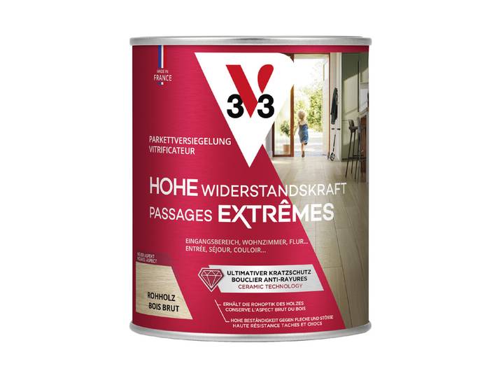Parkettversiegelung hohe Wiederstandskraft Rohholz 750 ml