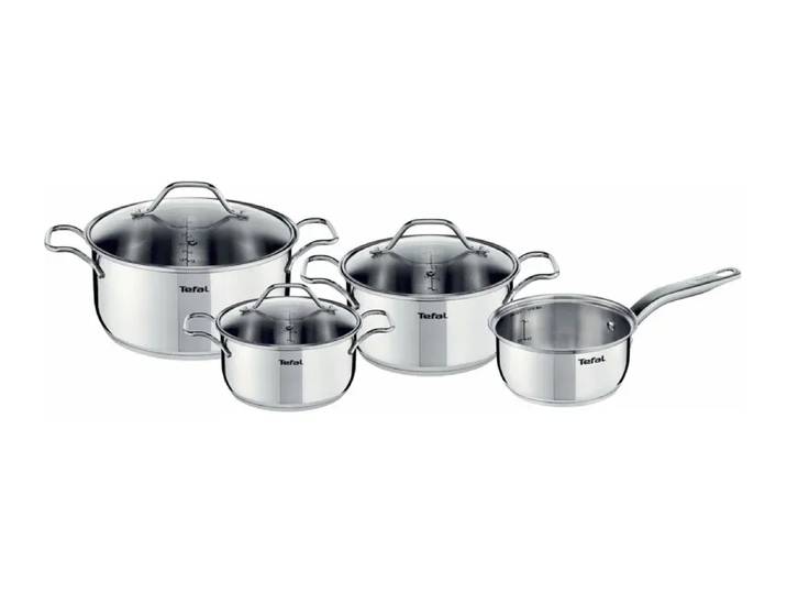 Tefal Intuition steelpannenset 7-delig Roestvrij staal