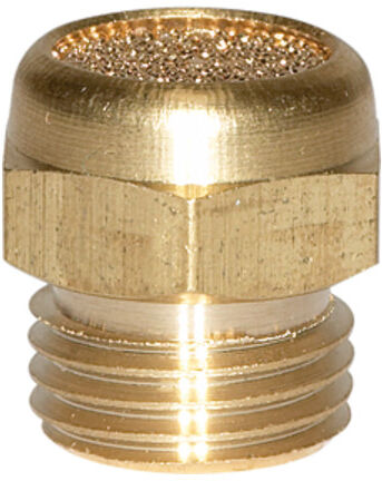 RIEGLER silencieux en bronze fritté RIEGLER ligne de valeur silencieux version plate G 3/8 (569-3-E)