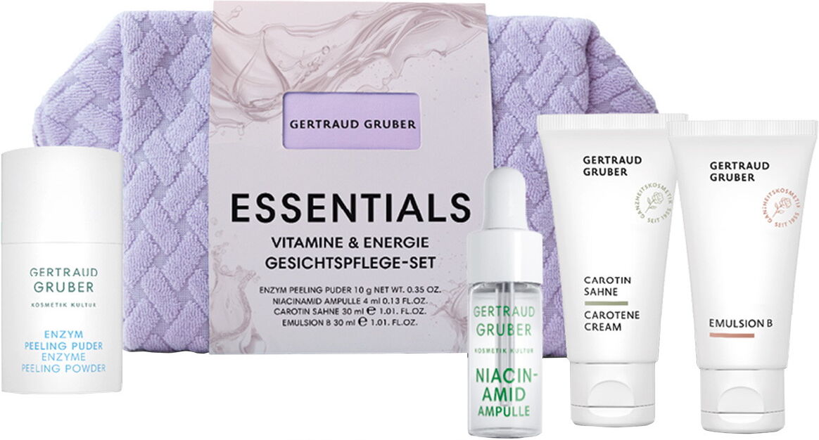 GERTRAUD GRUBER ESSENTIALS Vitamine & Energie Gesichtspflege-Set