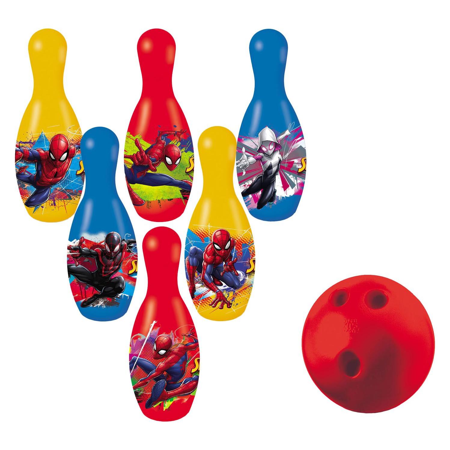 Mondo Bowling-Set Spiderman, 7-teilig. (28075)
