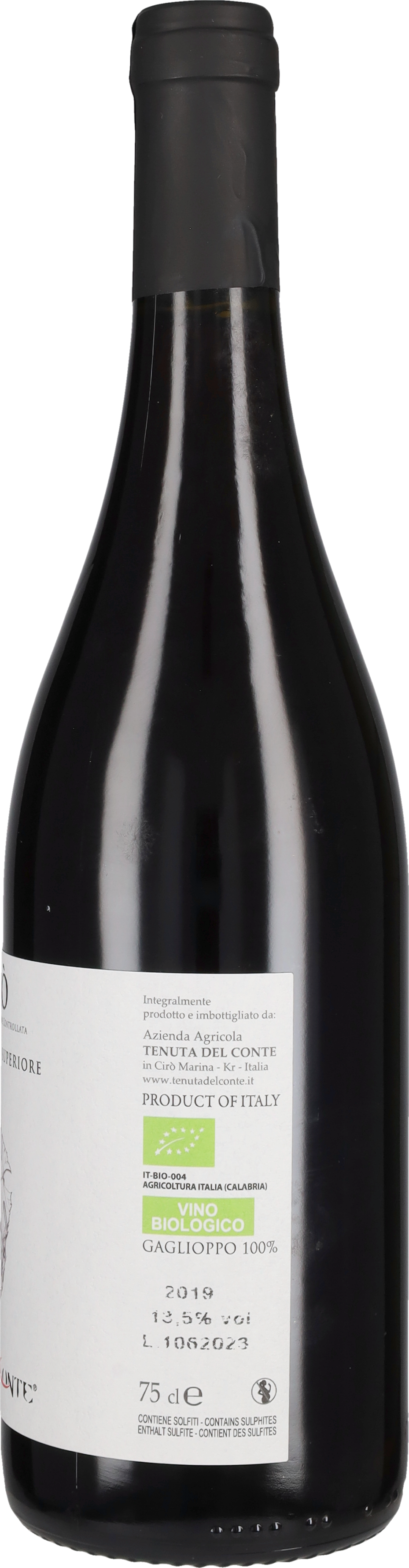 Cirò Rosso Classico Superiore Tenuta del Conte 2019
