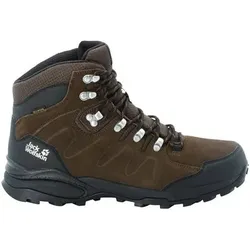 JACK WOLFSKIN Herren Multifunktionsstiefel REFUGIO TEXAPORE MID M, Größe 10,5 in Grau Grau