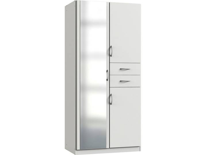 Drehtürenschrank WIMEX Bitburg , weiß, B:90cm H:198cm T:58cm, Holzwerkstoff, Schränke, Drehtürenschrank