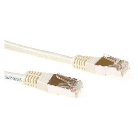 ACT Ivory 3 meter F/UTP CAT5E patch cable with RJ45 connectors. Cat5e f/utp ivory 3.00m (F/UTP, CAT5e, 3 m) (IB7203)