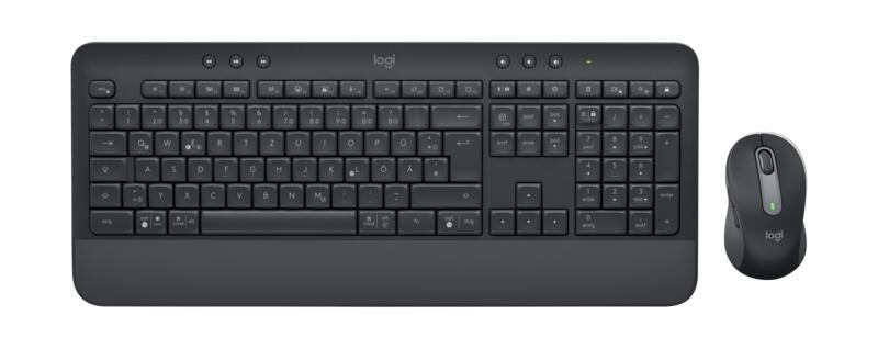 Logitech Signature MK650 Combo kabelloses Tastatur Maus Set - QWERTZ DE - grafit 920-010994