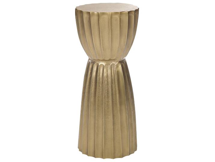 BEISTELLTISCH Aluminium gold rund 24 cm Ouyen