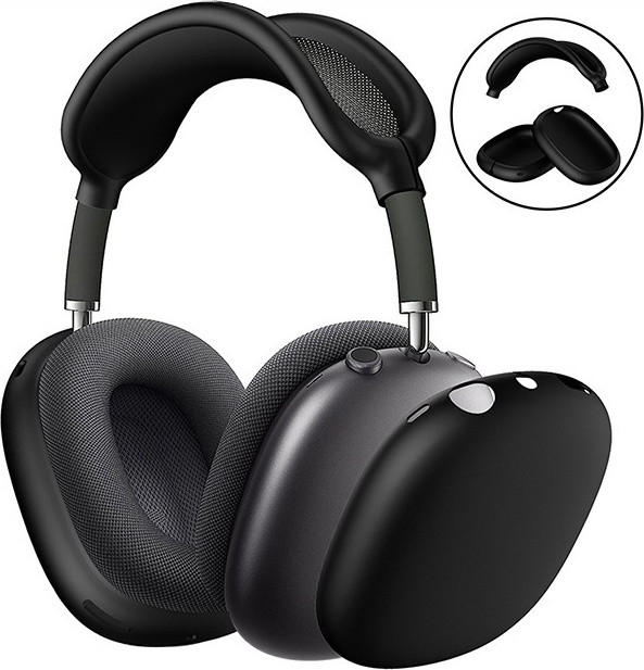 INF Oorkussens en hoofdbandkussen voor AirPods Max, zwart