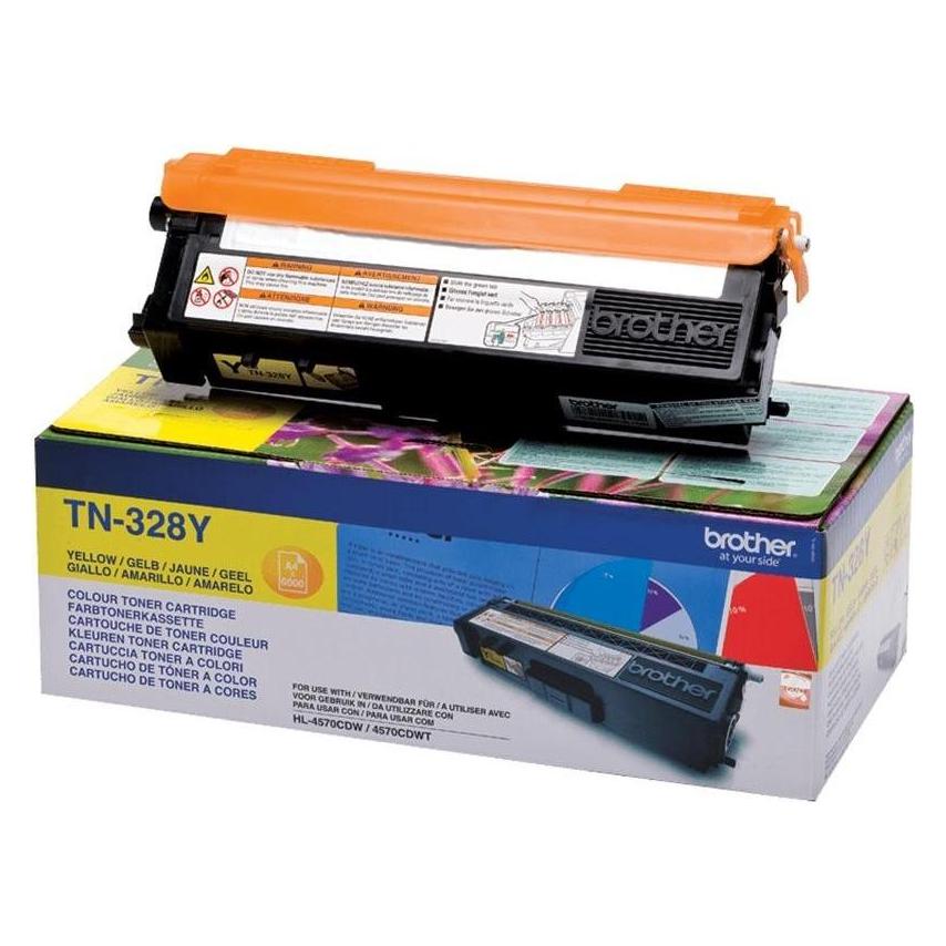 Brother Toner Yellow Extra High Cap. (Y) (TN-328Y)