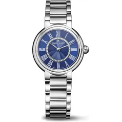 Maurice Lacroix Fiaba Round 33 mm Quarz Lederarmband Damenuhr FA1306-SS002-410-1