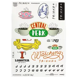 TH Products, Sticker, Motivsticker Friends 4 Blatt, Motive und Buchstaben (1 Sticker)