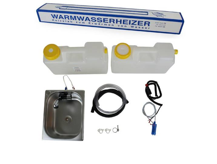 ad-ideen Waschbecken Warmwasser Miniküche Camping Verkaufsstand 325x265x150 London
