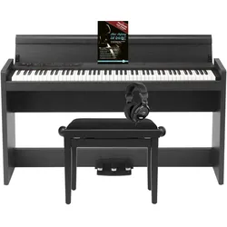 Korg LP-380U RWBK Digitalpiano Rosenholz/Schwarz Home Set