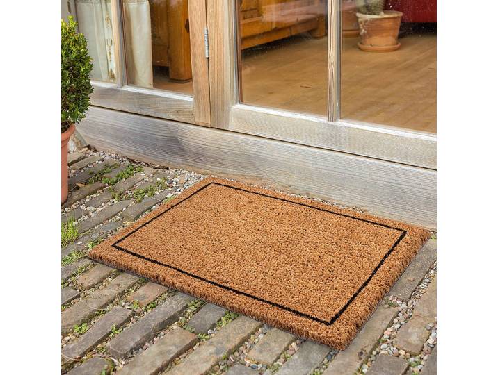 Paillasson Coco Style cadre 40 x 1 x 60cm Marron