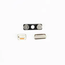 Seitentasten-Set, passend für iPhone 4, silber