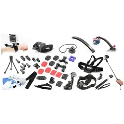 Xrec Zestaw Xxl Akcesoria Do Gopro Go Pro Hero 7 6 5 4 3+ 3 2 1, Action Cam Zubehör, Mehrfarbig