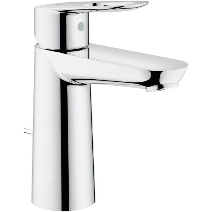 Grohe BauLoop M-Size Waschtischarmatur 23762000 chrom, M-Size, Ablaufgarnitur aus Kunststoff