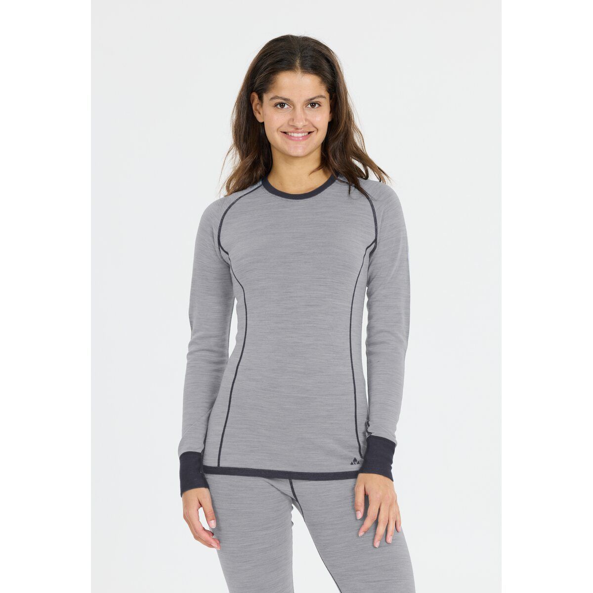 Whistler Brandi W Merino Wool Baselayer Top dusty blue (2161) 40 W183178-2161-40