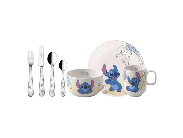 Villeroy & Boch Kindergeschirrset, Mehrfarbig, Keramik, 7-teilig, 13.3x23.2x26.6 cm, Geschirr, Geschirrserien