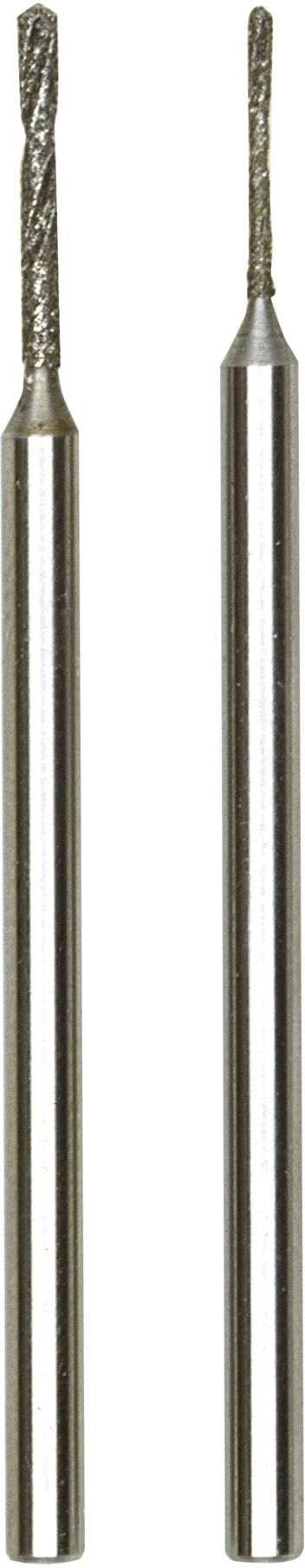 Proxxon Diamant-Spiralbohrer, je ein Stück 0,8 und 1,2 mm (28255)