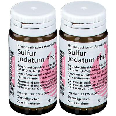 Sulfur Jodatum Phcp Globuli 2x 2x20 g