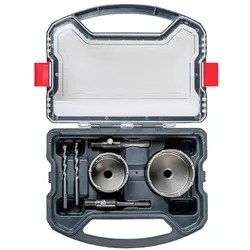 kwb, Lochsäge, HM Hohlbohrkronen Set 6tlg PWRBOX (68 mm, 82 mm)