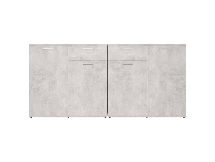 Commode intérieur - Gris - Buffet Armoire base - Gris béton 160x36x75 cm - Bois d'ingénierie LL278