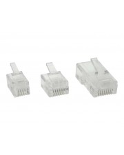 InLine Netzwerkanschluss RJ-11 4-polig M Packung mit 10 (73014R)
