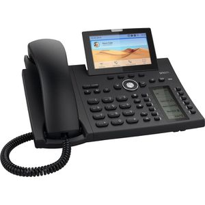 Snom Telefon D385, schwarz, schnurgebunden, Bluetooth