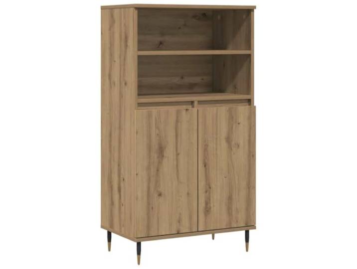 KGHFDVB Highboard Artisan-Eiche 60x36x110 cm Holzwerkstoff Mit Türen, Viel Stauraum, Robustes Material, Zeitloses Design