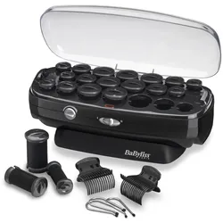 BaByliss Thermo Ceramic Rollers Haar-Styling-Set Schwarz, Edelstahl 50 W 2 m