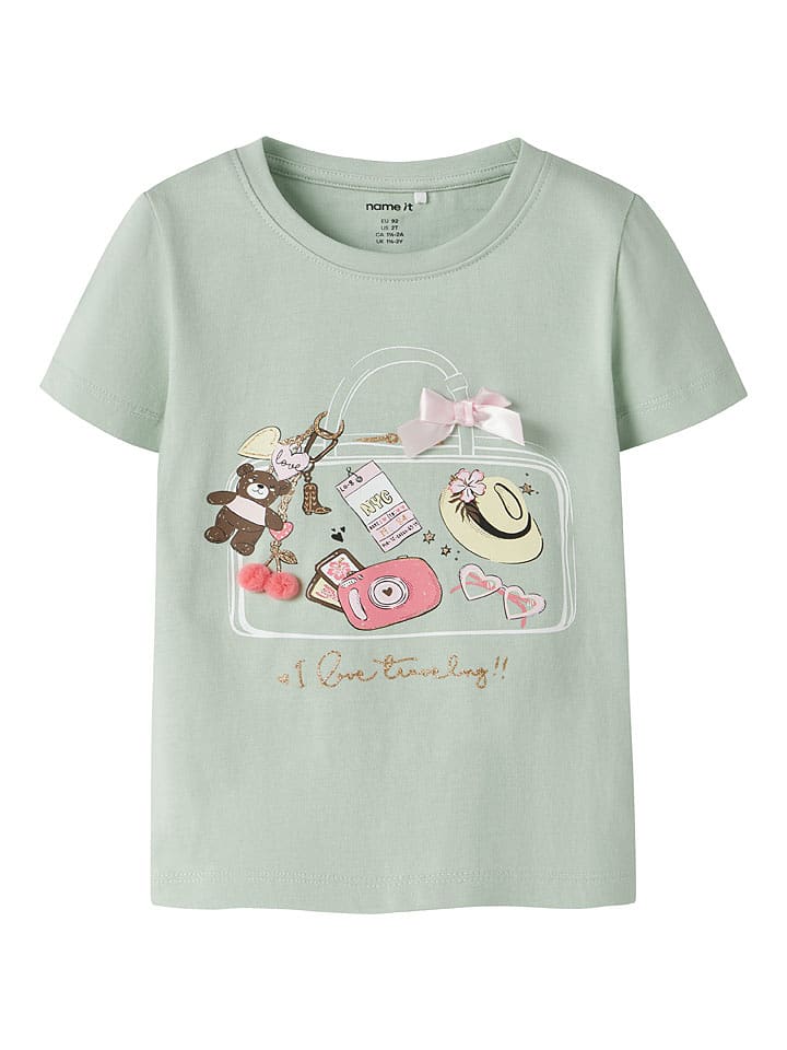 name it Shirt "Hyena" in Türkis - 98