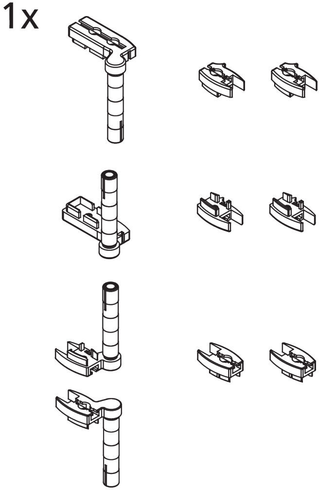 Kermi joints 2533865 pour V2 FW2 / V2 TS1, argent brillant, jeu de pièces de rechange