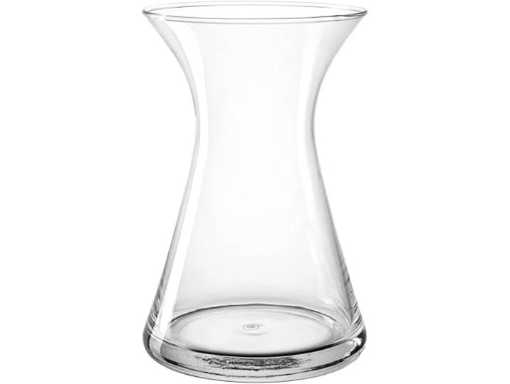 Leonardo Home GIA Vase 1 Stück Zeitlose Glasvase transparente Blumenvase für gebundene Sträuße ⌀7,5 cm Klassisches Design für Jede Gegebenheit Höhe 22 cm klar 025371