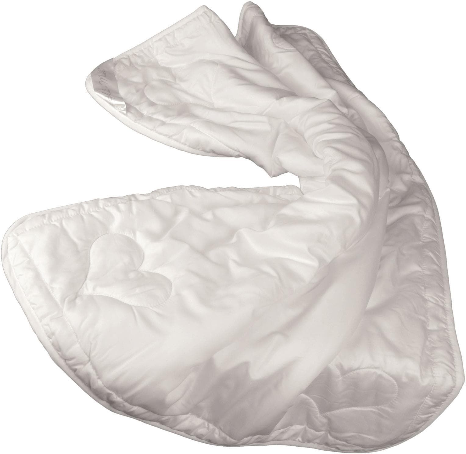 Kinderbettdecke "Kuli-Muli Lyocell 100 x 135 cm", weiss (weiß), B:100cm L:135cm, Obermaterial: 50% Baumwolle, 50% Lyocell (TENCEL™), Bettdecken, Kinderbettdecke weiß B/L: 100cm x 135cm, warm