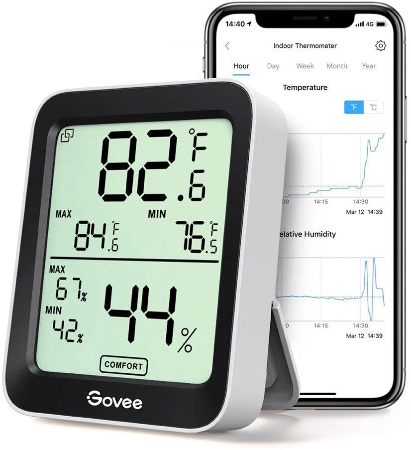 Govee Bluetooth Thermometer Hygrometer - Hvid