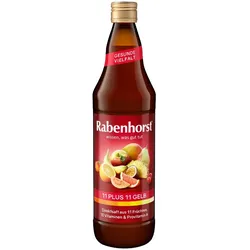 RABENHORST 11 Plus 11 Multivitaminmehrfr.Saft gelb 700 ml