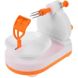 WellHome - Orangefarbener und weißer Obstschäler aus ABS-Kunststoff