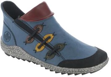 Rieker Liv 82 - Womens Euro 40 US 8.5 - 9 Blue,Multi Boot Medium