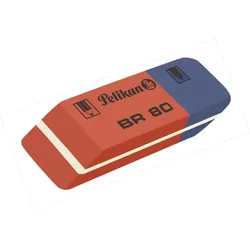 Pelikan Radierer BR80 Kautschuk rot/blau