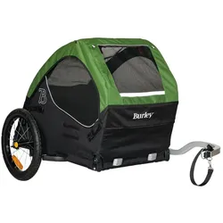Burley Tail Wagon Fahrrad Hundeanhänger schwarz/grün 34 kg