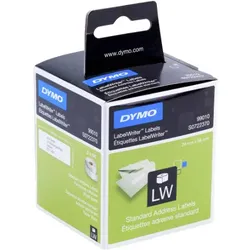 DYMO-Adress-Etiketten s0722370, 89x28mm permanent, 2 Rollen zu 130 Etiketten