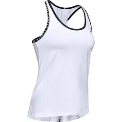 UNDER ARMOUR Damen Ärmellos Knockout Tank, Größe XS in Weiß Weiß